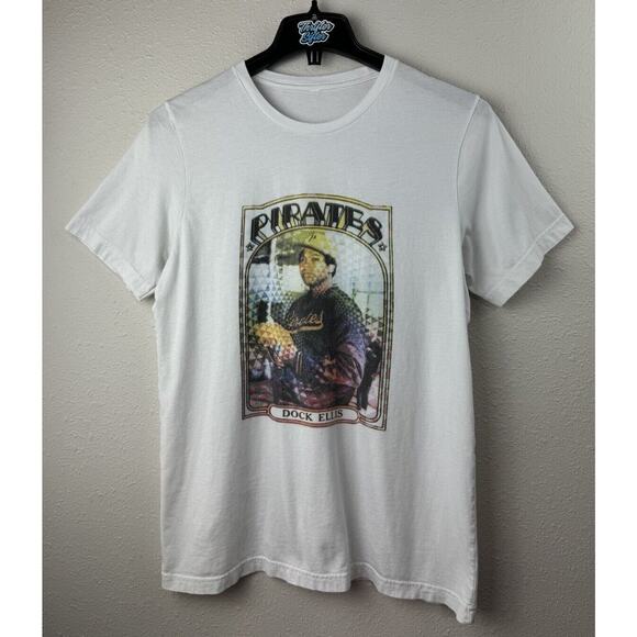 Pirates Dock Ellis Baseball Preston Lee Unisex Large Short Sleeve Shirt READ - Picture 1 of 3